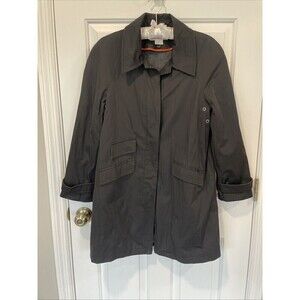 MICHAEL Michael Kors Women’s Size small Trench Coat Black Wool Lining READ